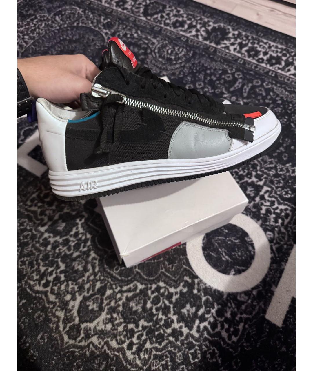NIKE Мульти кожаные низкие кроссовки / кеды, фото 7