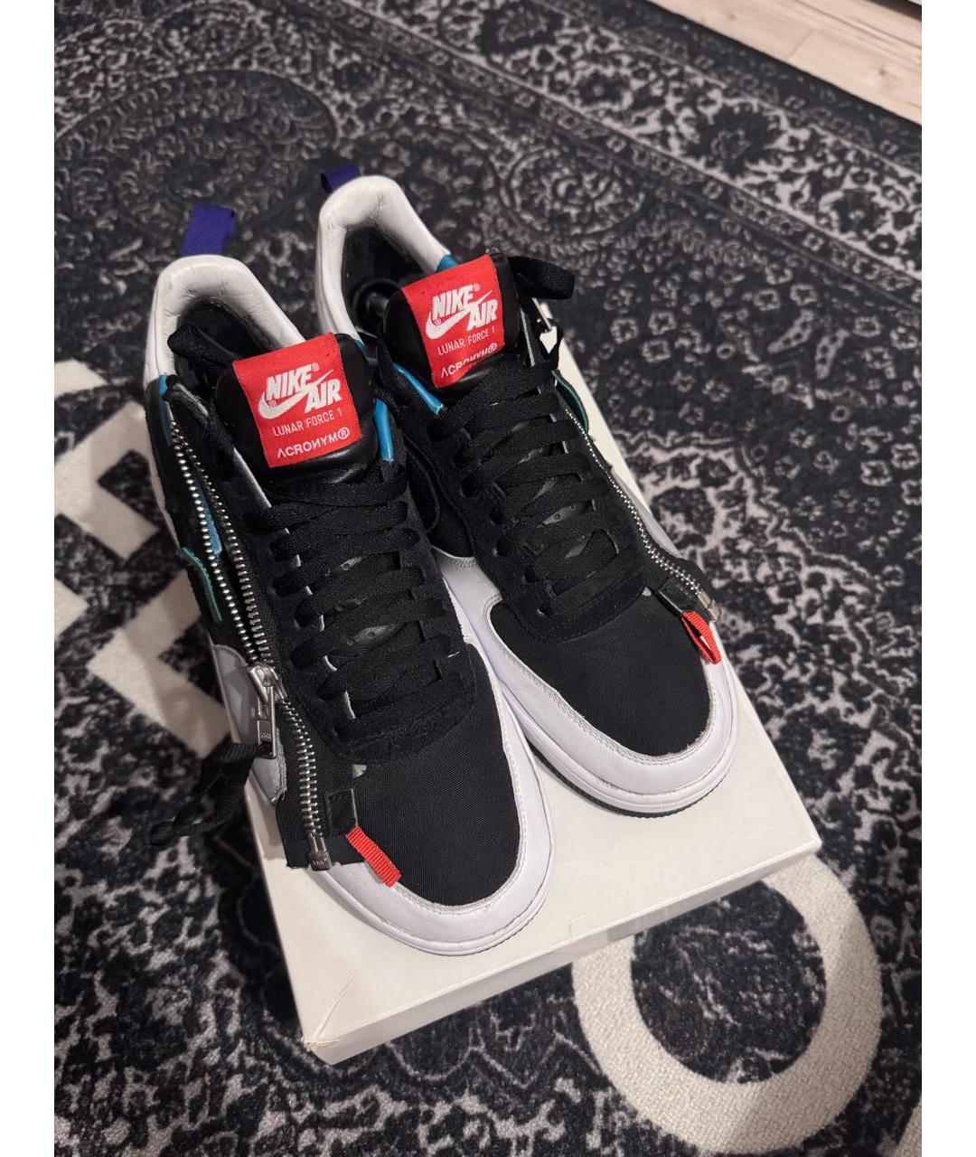 NIKE Мульти кожаные низкие кроссовки / кеды, фото 2