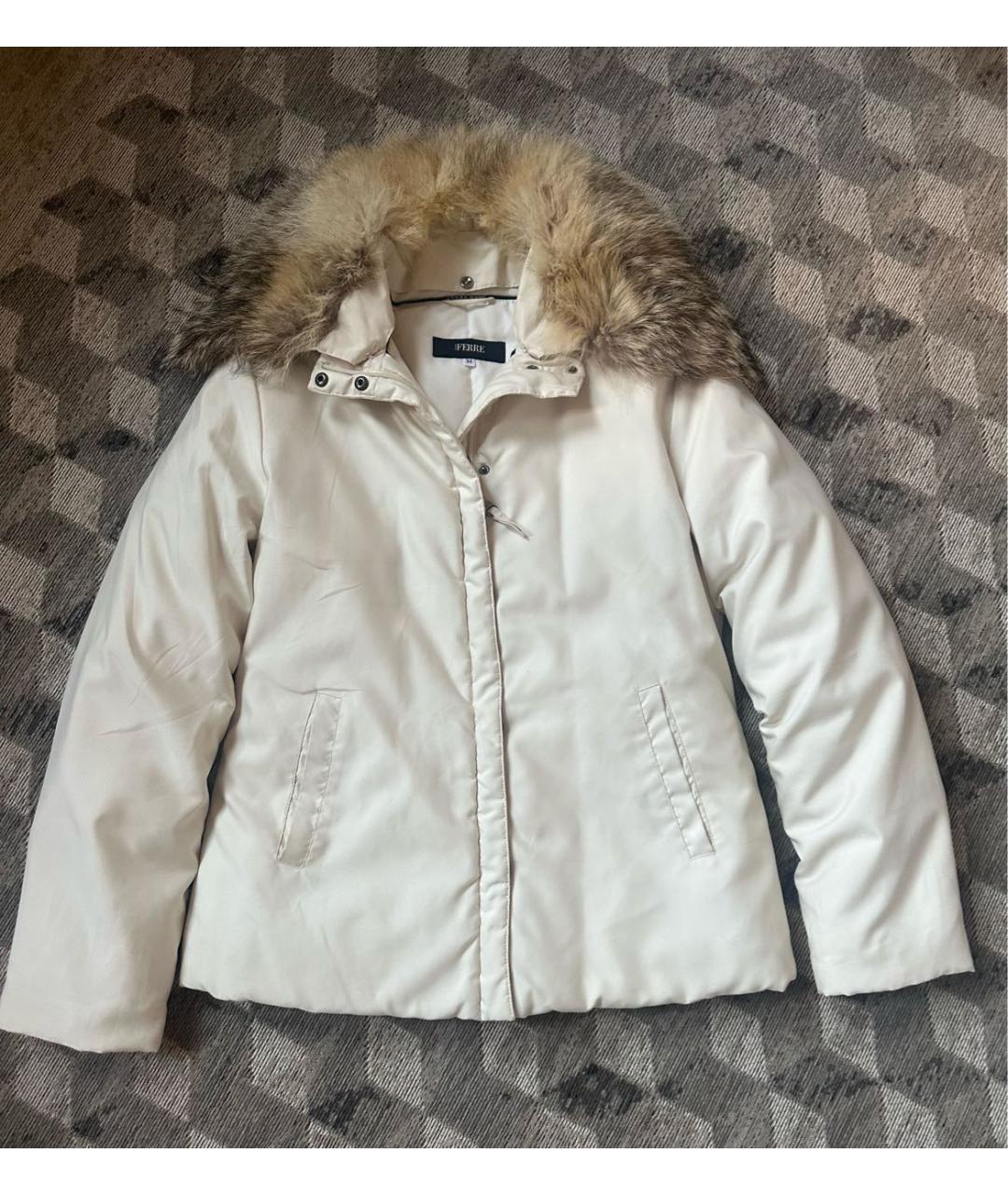 FENDI Белая парка, фото 7