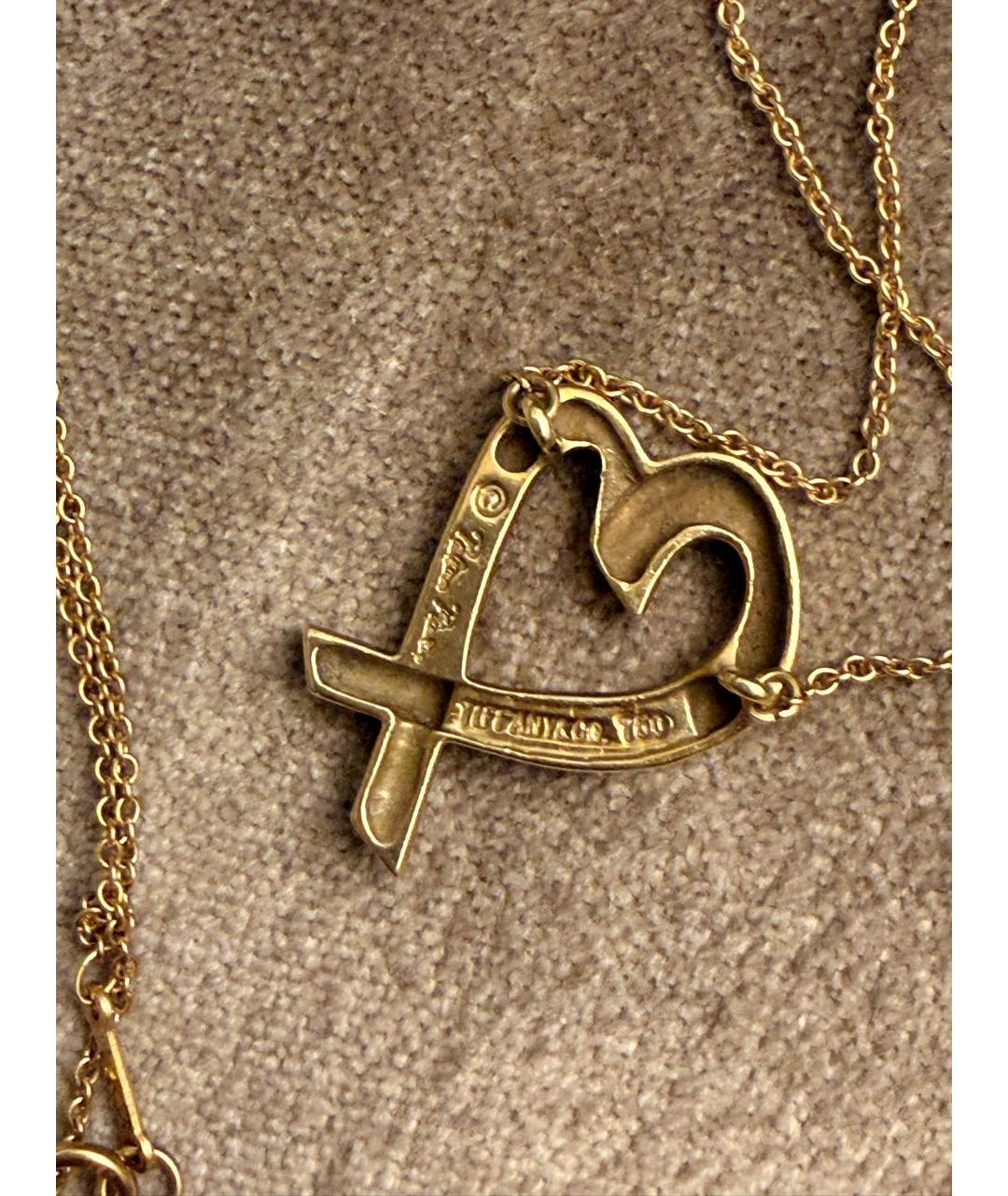 TIFFANY&CO Желтое колье из желтого золота, фото 3