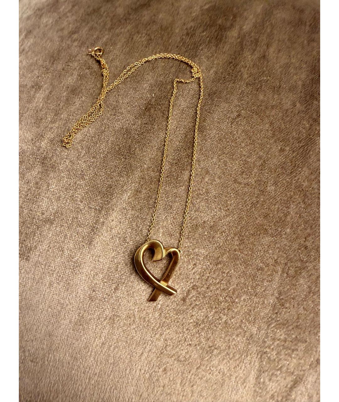 TIFFANY&CO Желтое колье из желтого золота, фото 4
