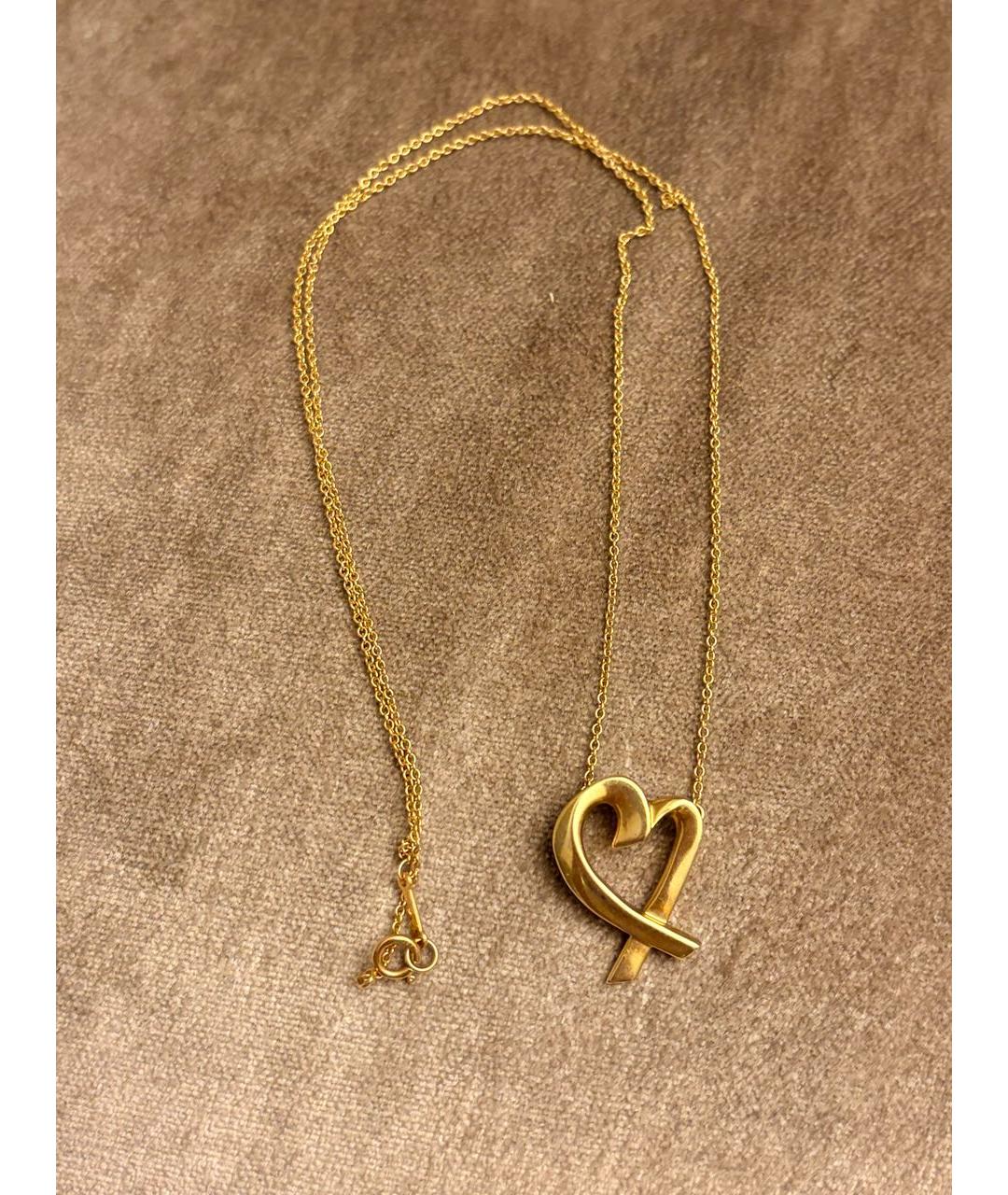 TIFFANY&CO Желтое колье из желтого золота, фото 5