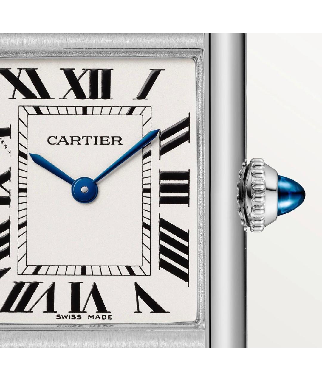 CARTIER Черные часы, фото 5