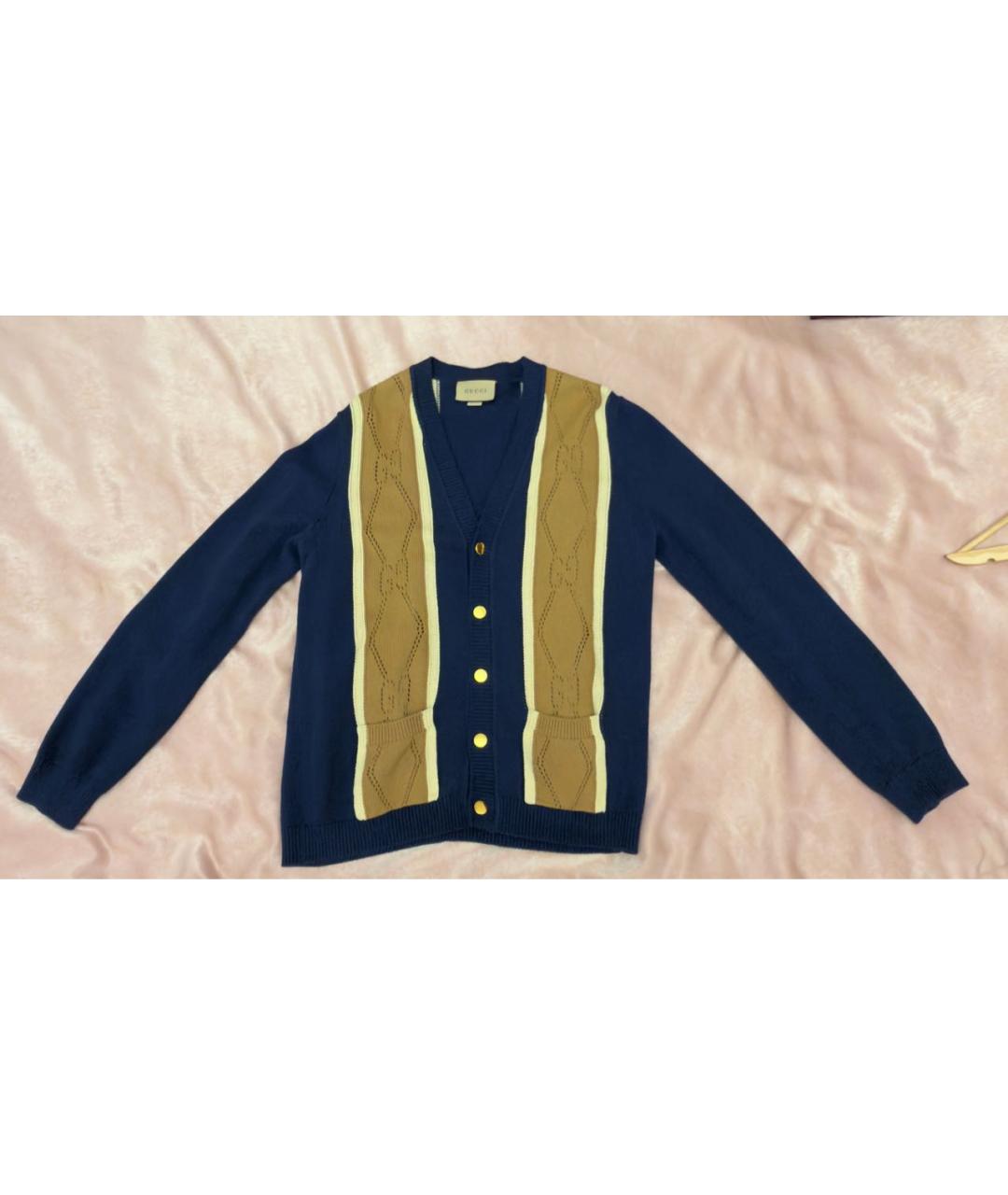 GUCCI Синий кардиган, фото 4