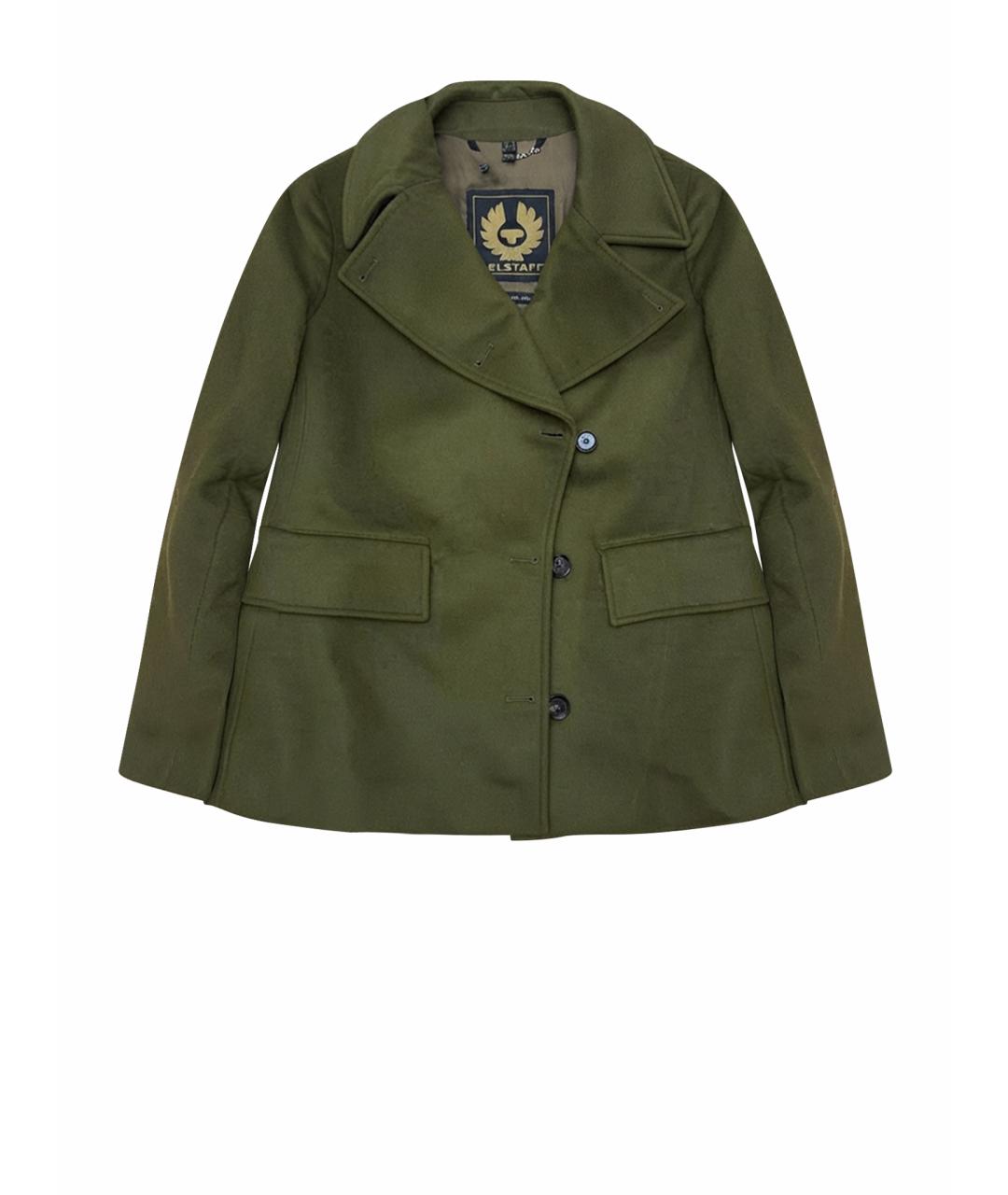 BELSTAFF Хаки шерстяная куртка, фото 9