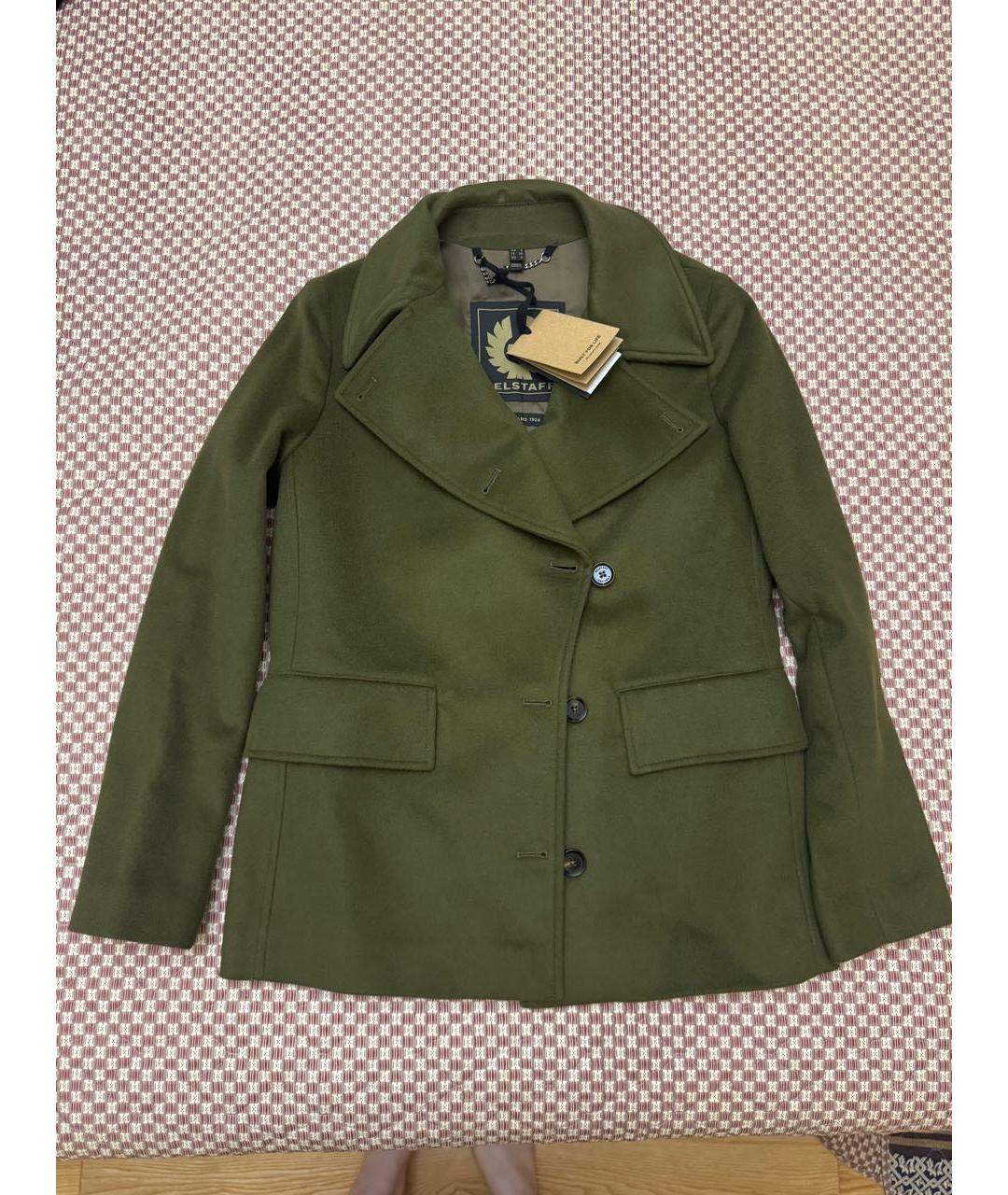 BELSTAFF Хаки шерстяная куртка, фото 8