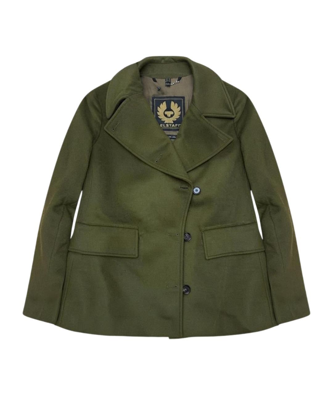 BELSTAFF Хаки шерстяная куртка, фото 1
