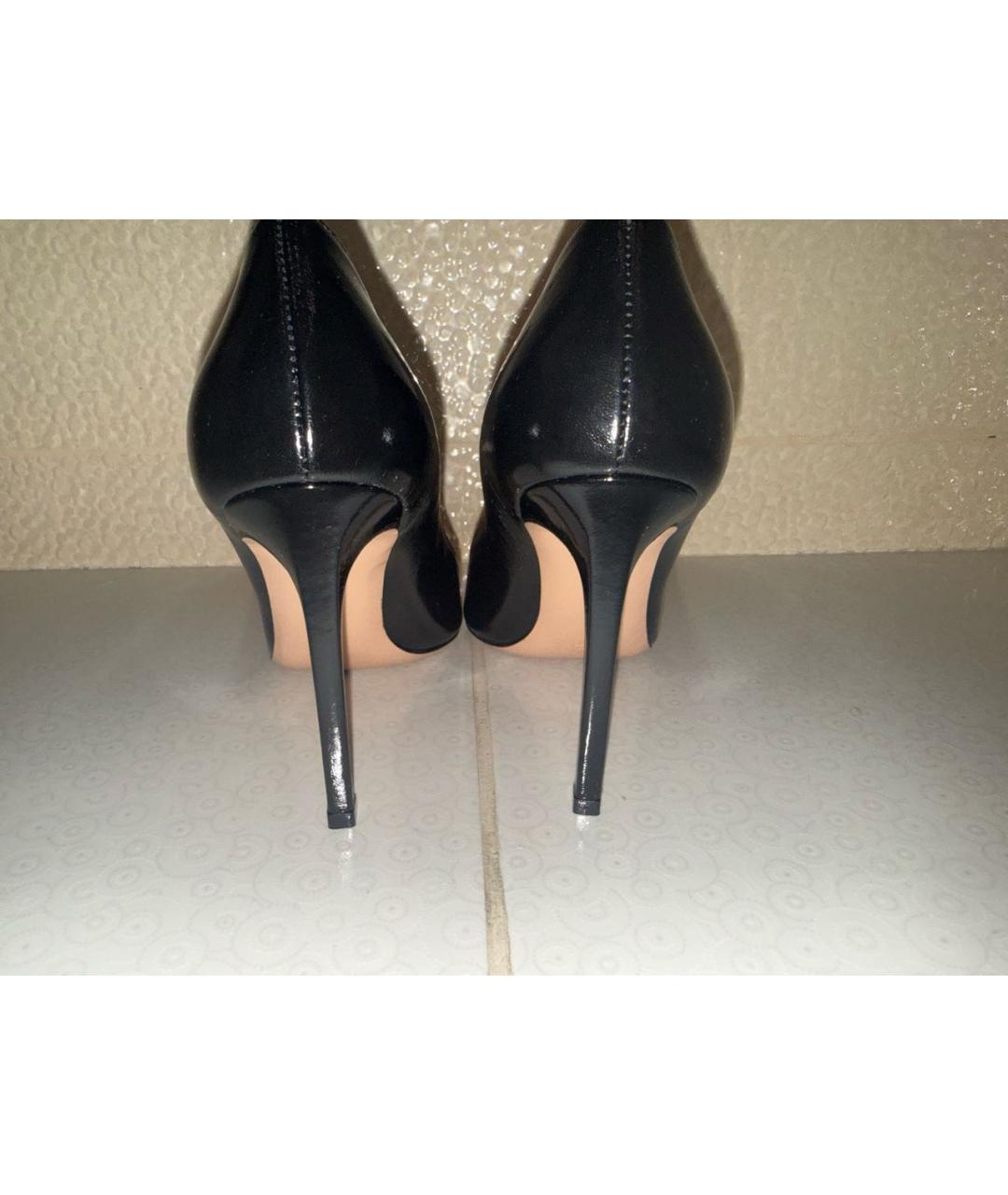 GIANVITO ROSSI Черные кожаные туфли, фото 4