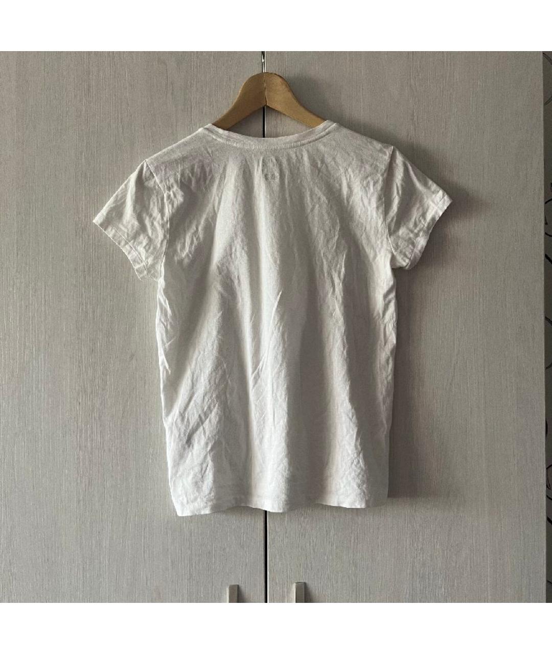 POLO RALPH LAUREN Белая хлопковая футболка, фото 2