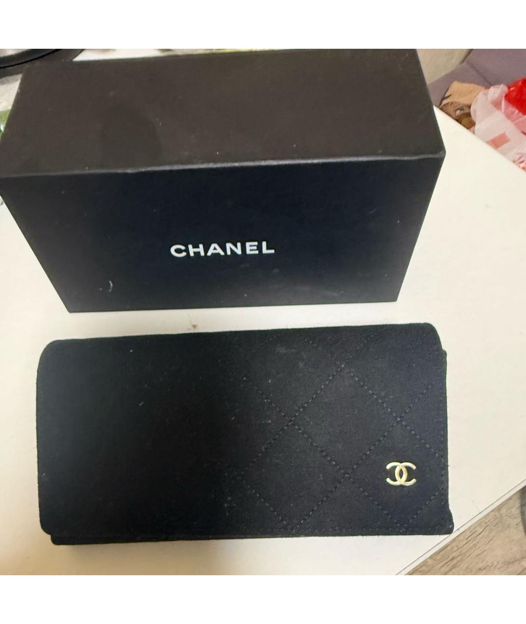 CHANEL Черные пластиковые солнцезащитные очки, фото 4