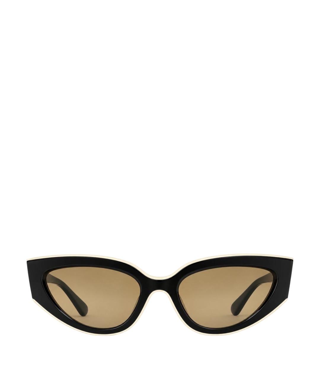 CHANEL Черные пластиковые солнцезащитные очки, фото 1