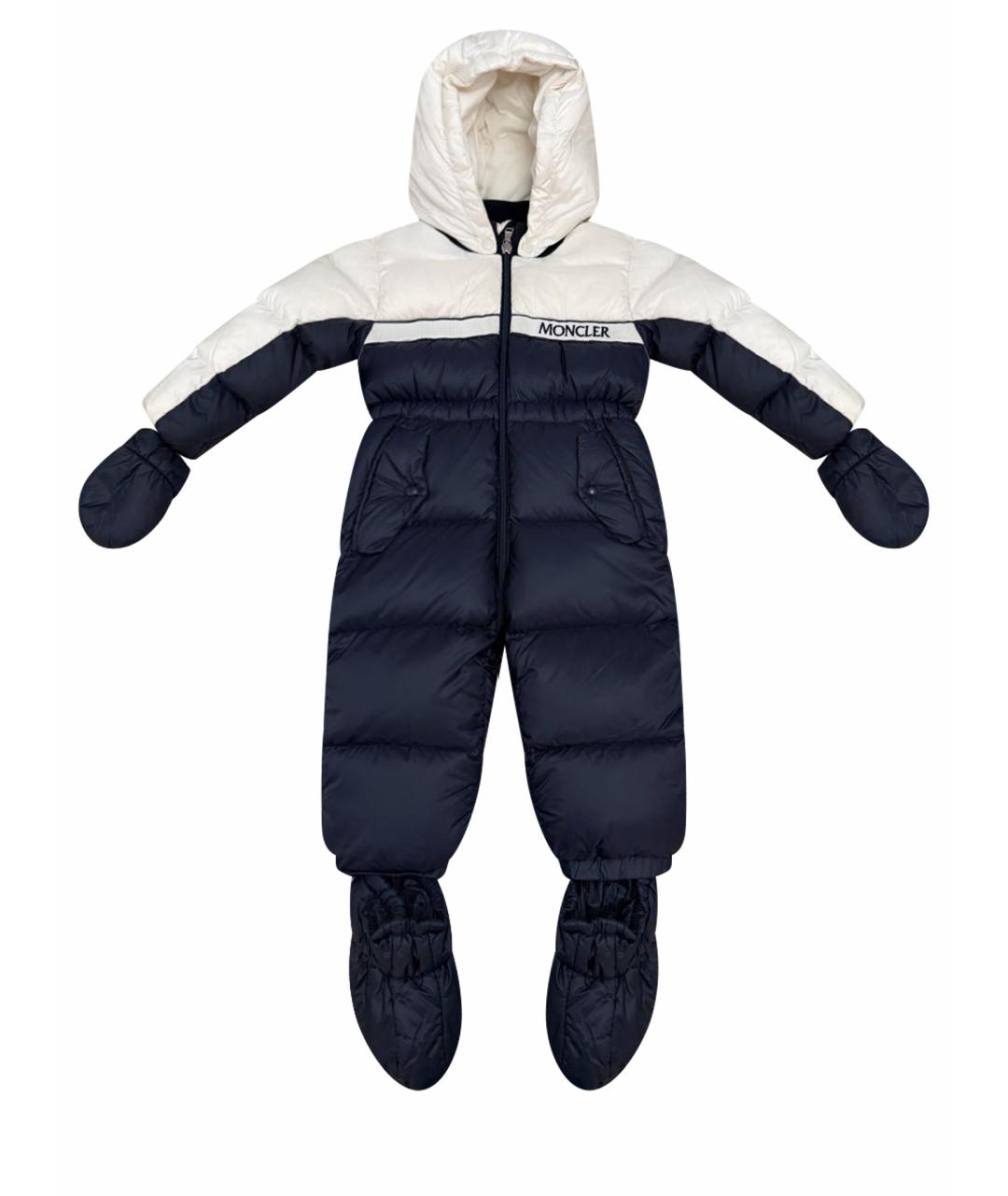 MONCLER Темно-синий комбинезон, фото 1