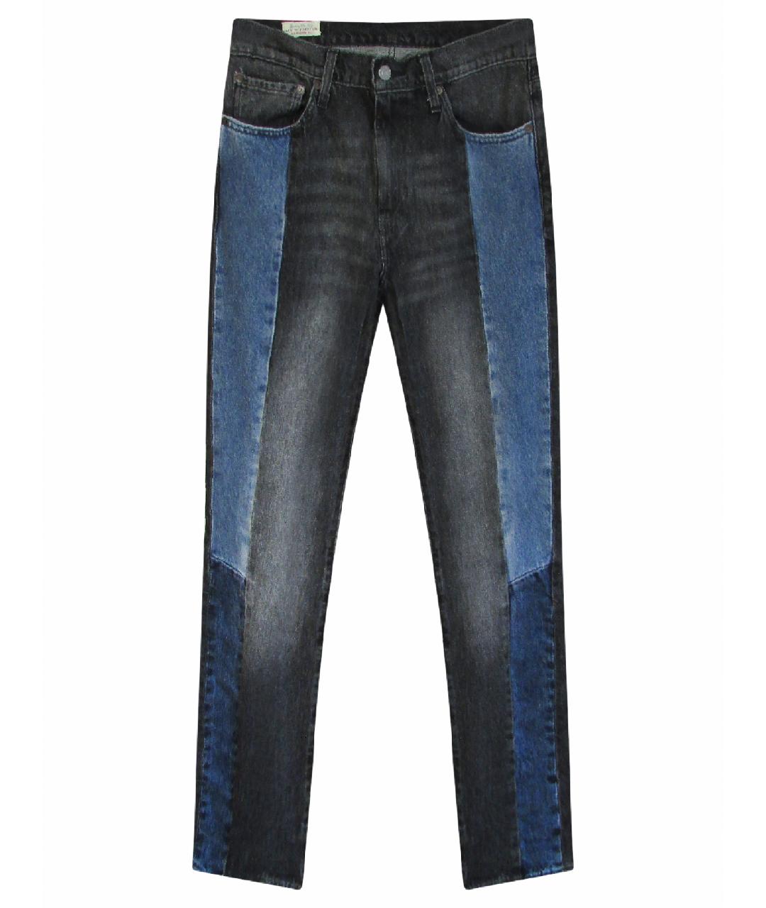 LEVI'S Серые хлопковые джинсы скинни, фото 1
