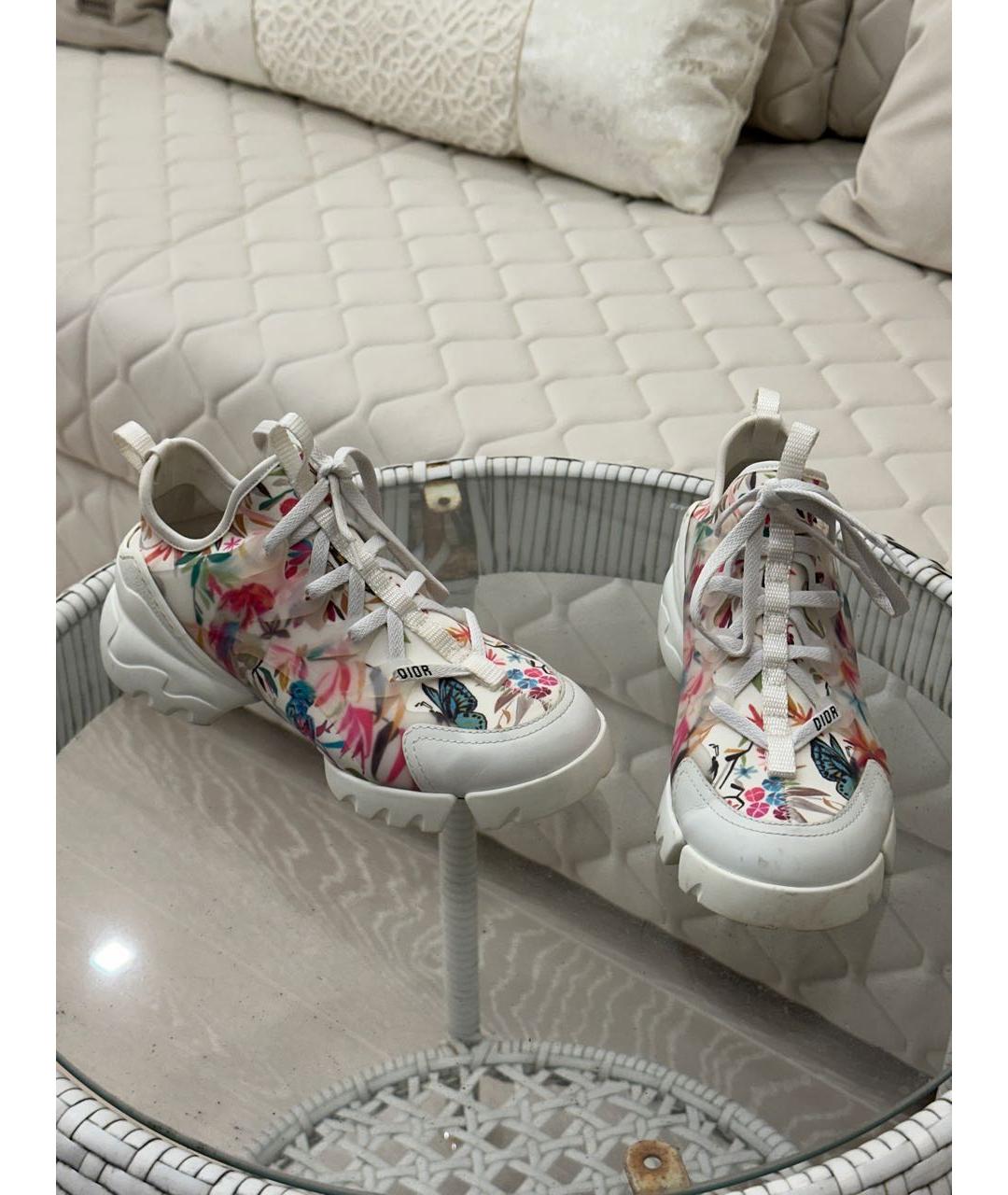 CHRISTIAN DIOR Мульти кожаные кроссовки, фото 8