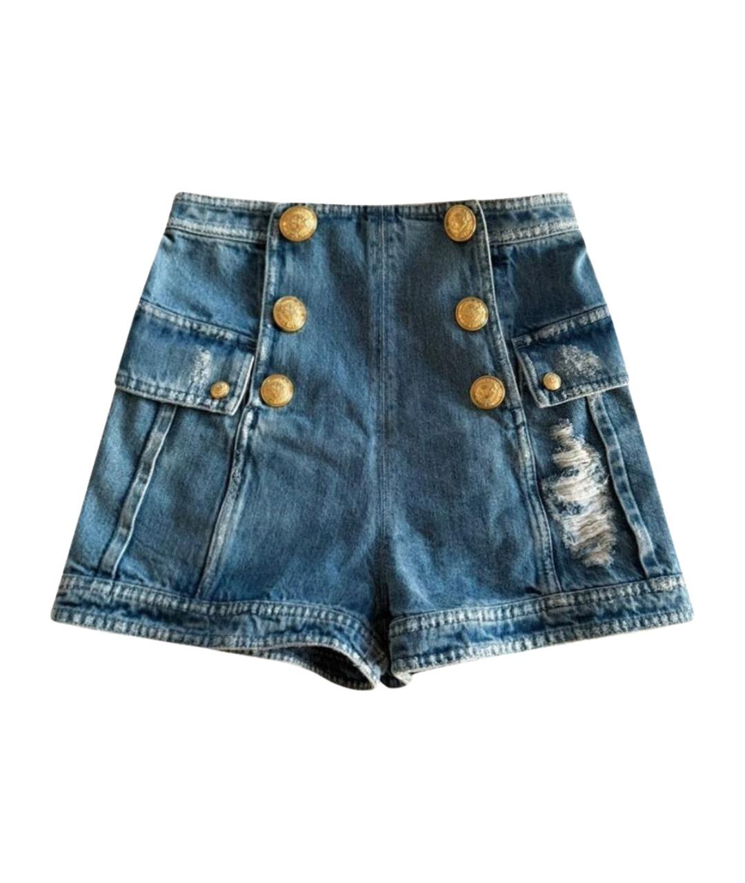 BALMAIN Голубые шорты, фото 1