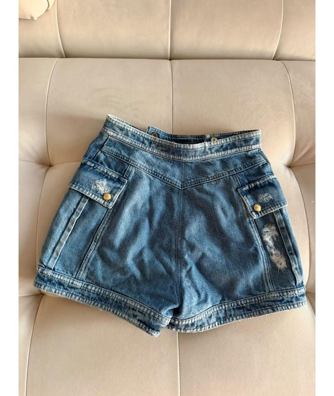 BALMAIN Голубые шорты, фото 7