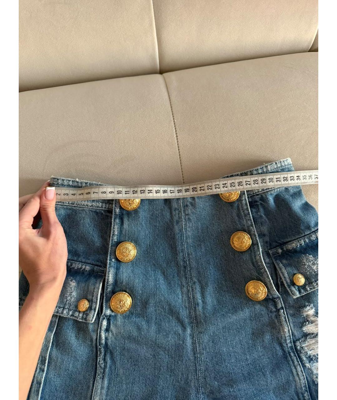 BALMAIN Голубые шорты, фото 5
