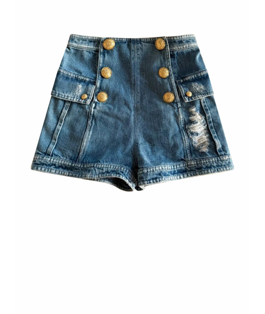 BALMAIN Голубые шорты, фото 9