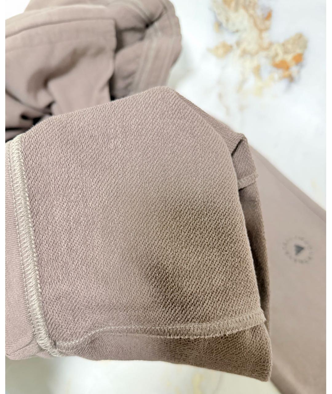 ADIDAS BY STELLA MCCARTNEY Коричневые спортивные брюки и шорты, фото 5