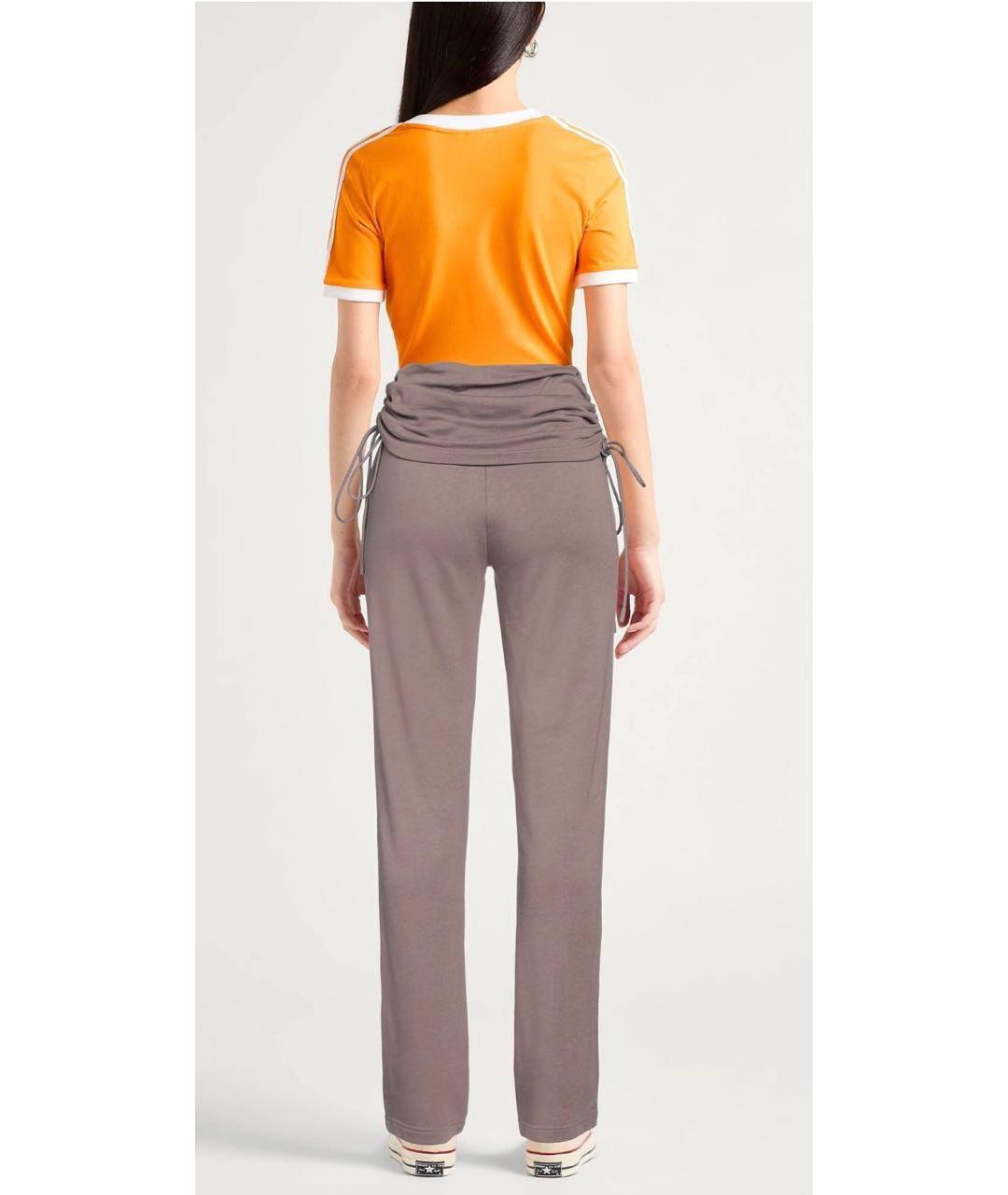 ADIDAS BY STELLA MCCARTNEY Коричневые спортивные брюки и шорты, фото 3
