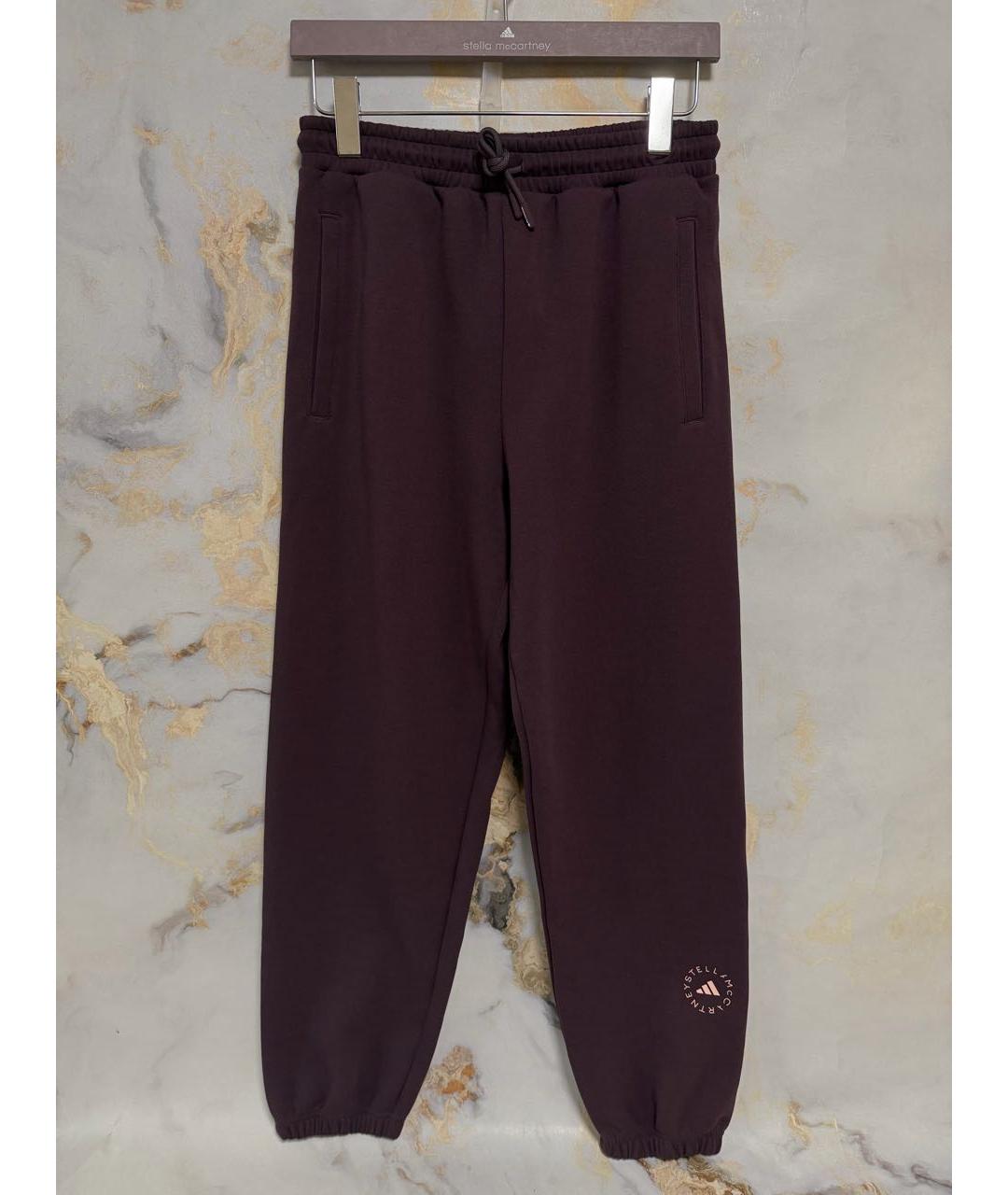 ADIDAS BY STELLA MCCARTNEY Фиолетовые хлопковые спортивные брюки и шорты, фото 6