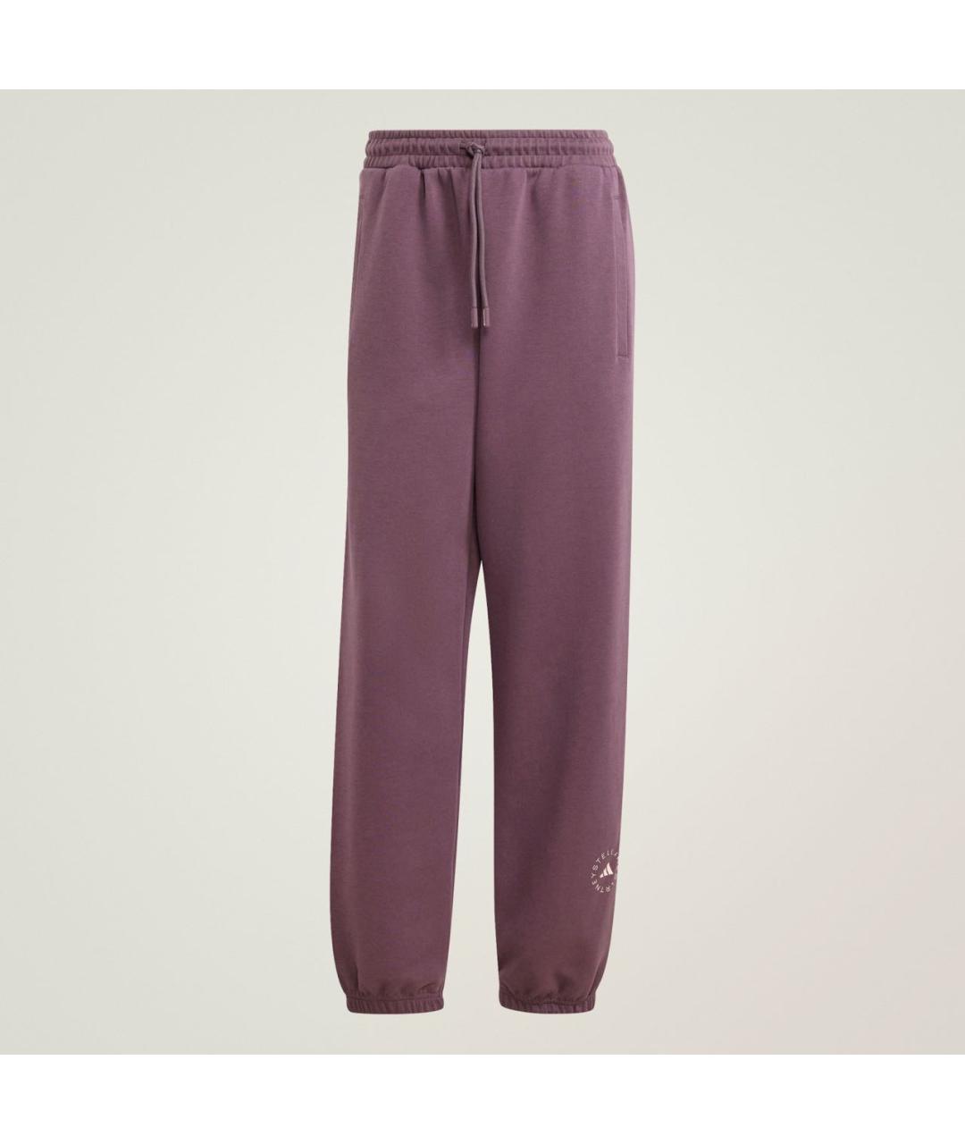 ADIDAS BY STELLA MCCARTNEY Фиолетовые хлопковые спортивные брюки и шорты, фото 9
