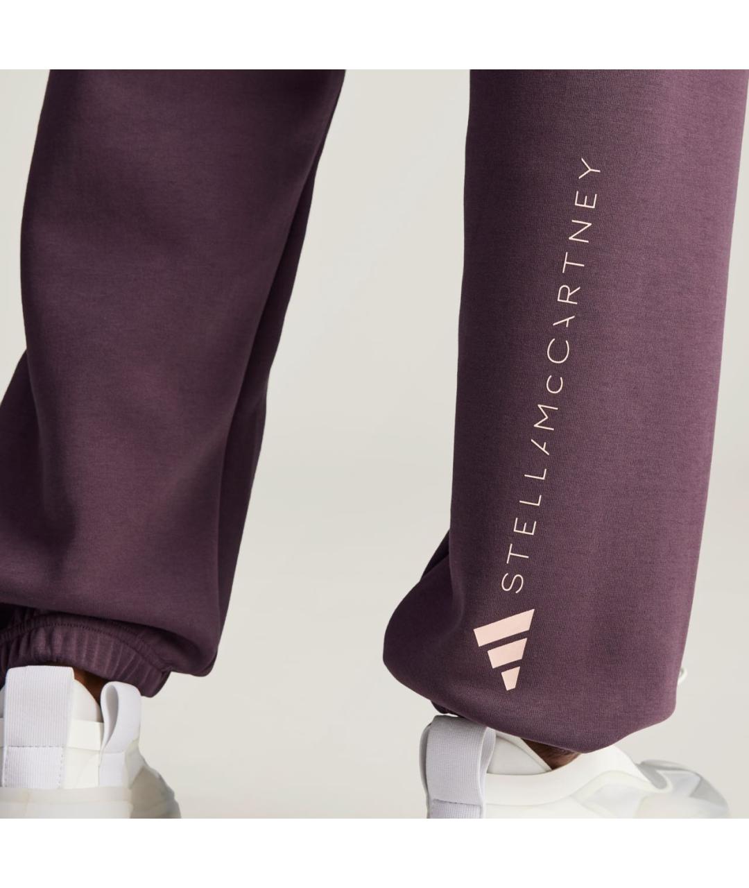 ADIDAS BY STELLA MCCARTNEY Фиолетовые хлопковые спортивные брюки и шорты, фото 4