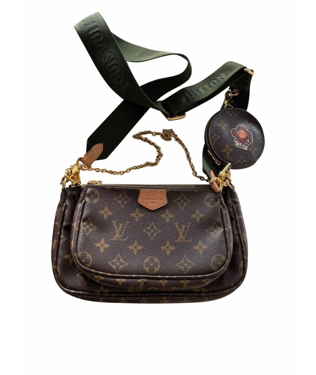 LOUIS VUITTON Коричневая сумка через плечо из канвы, фото 1