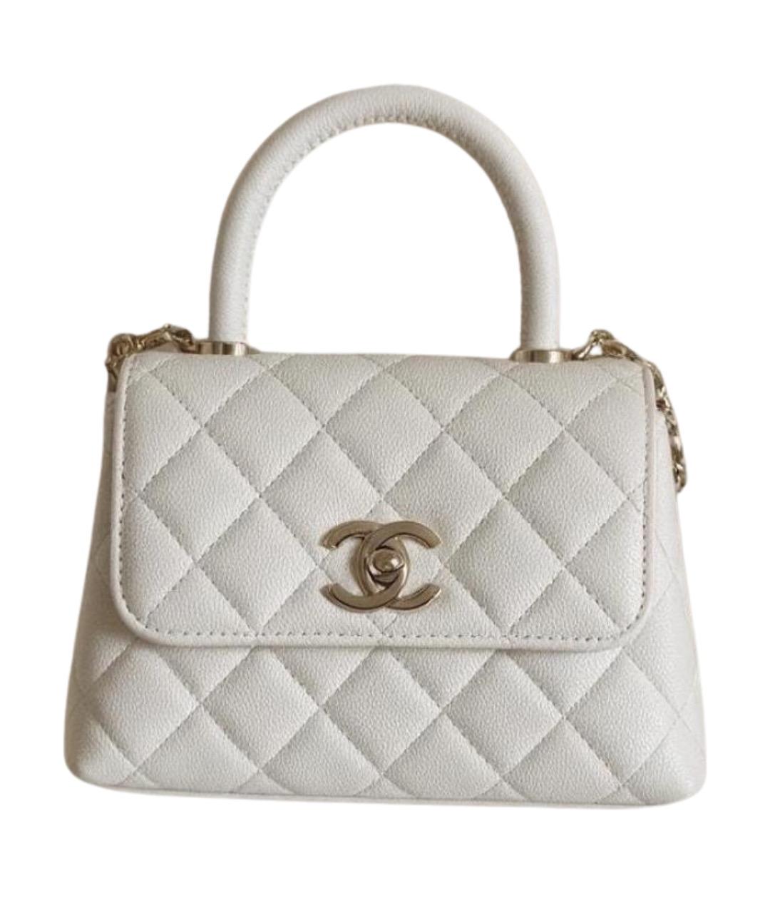CHANEL Белая сумка через плечо, фото 1