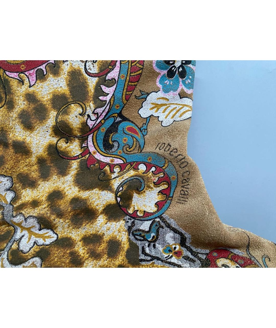 ROBERTO CAVALLI Бежевые замшевые сапоги, фото 6