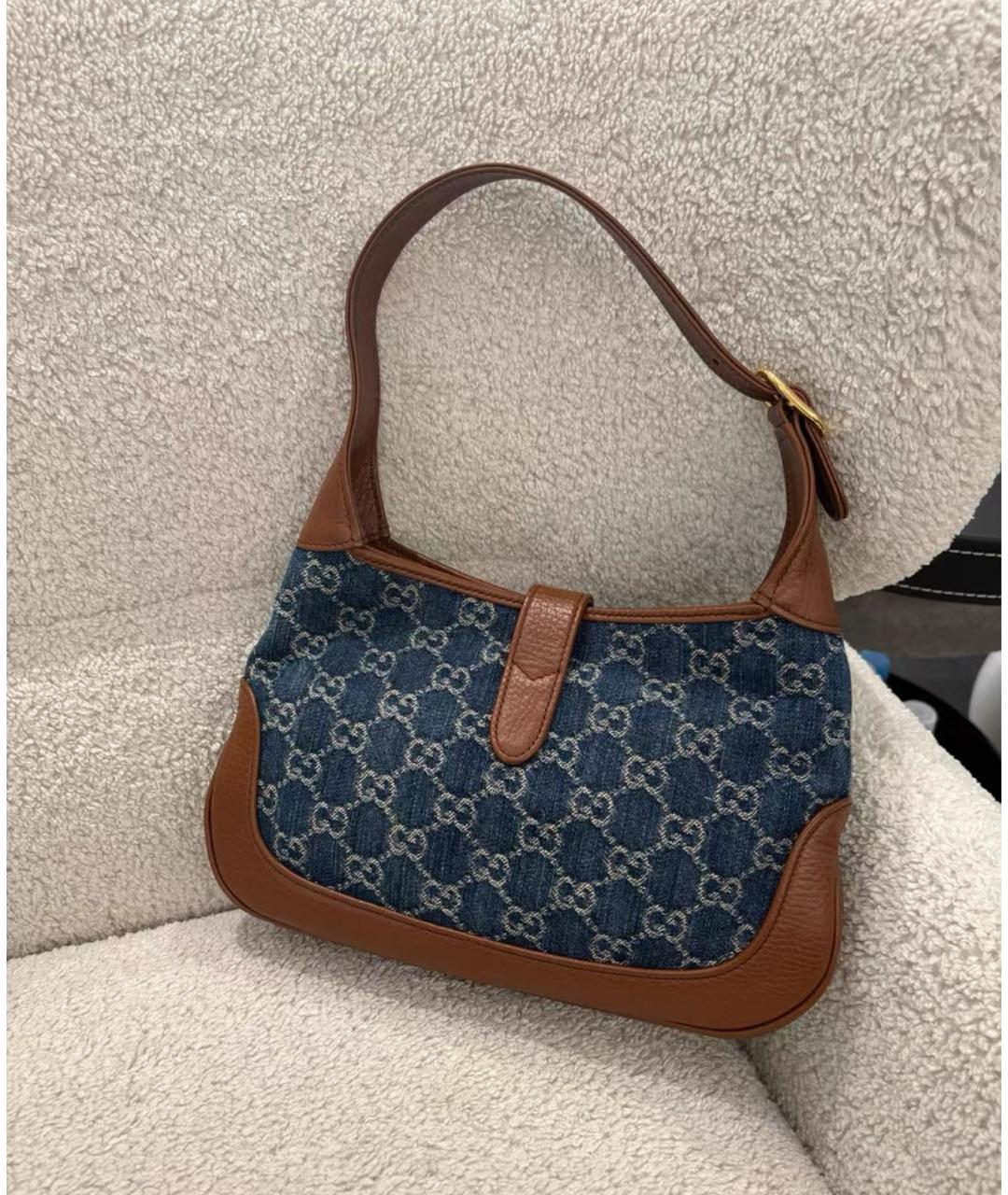 GUCCI Синяя сумка через плечо, фото 5