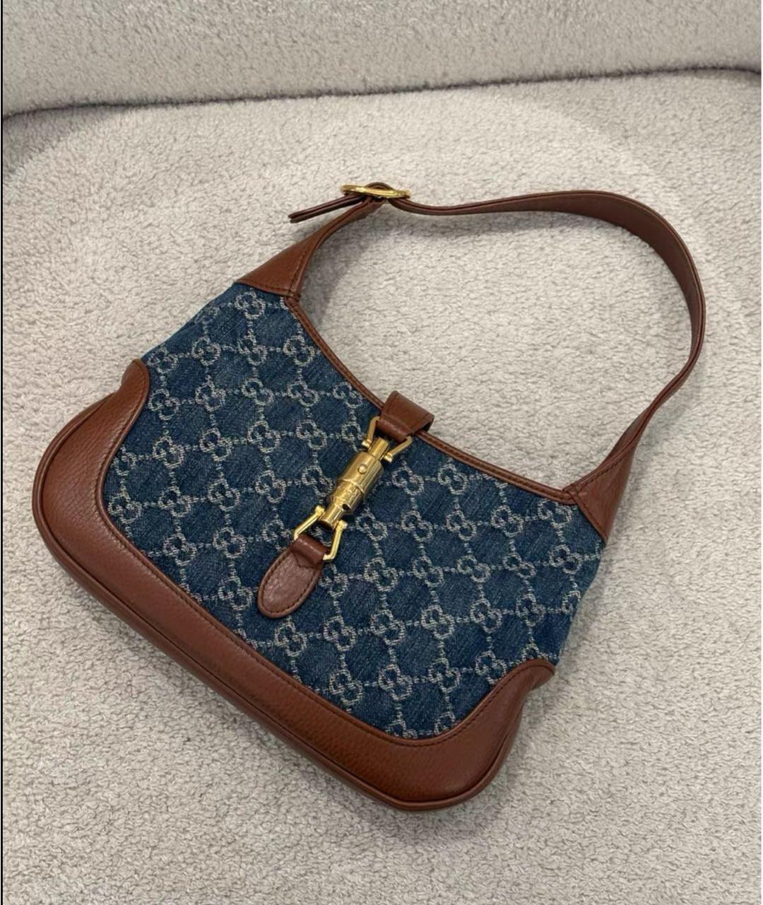 GUCCI Синяя сумка через плечо, фото 4