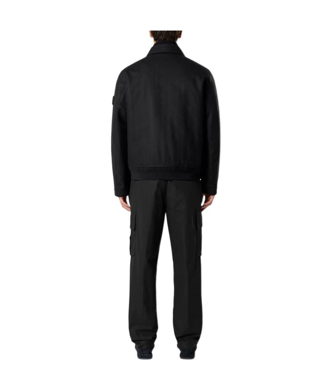 STONE ISLAND Черная куртка, фото 4