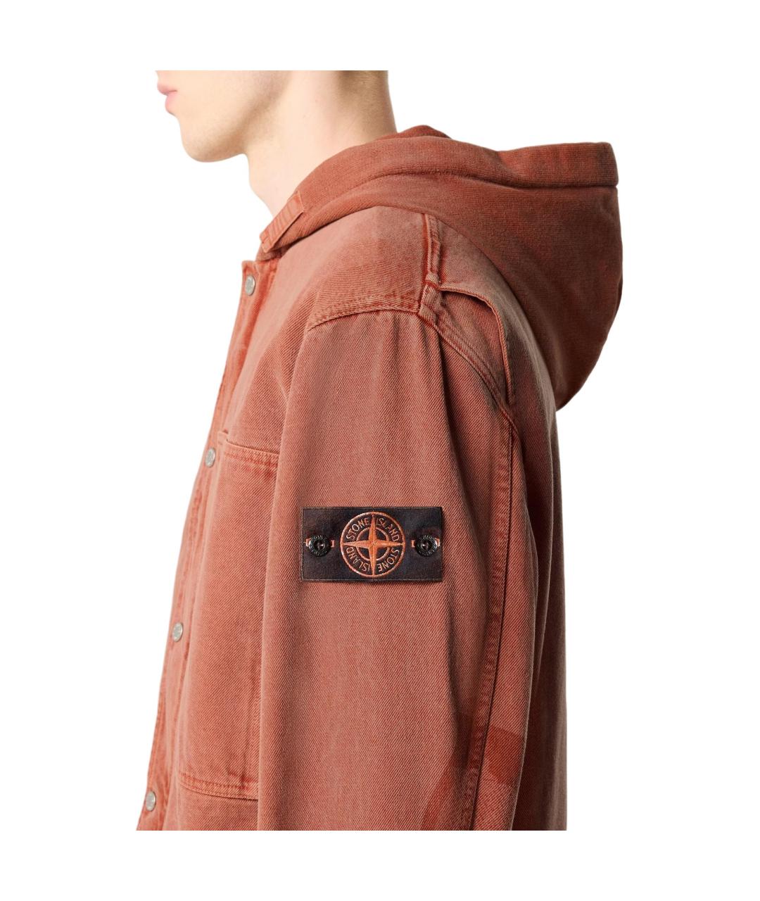 STONE ISLAND Красная куртка, фото 5