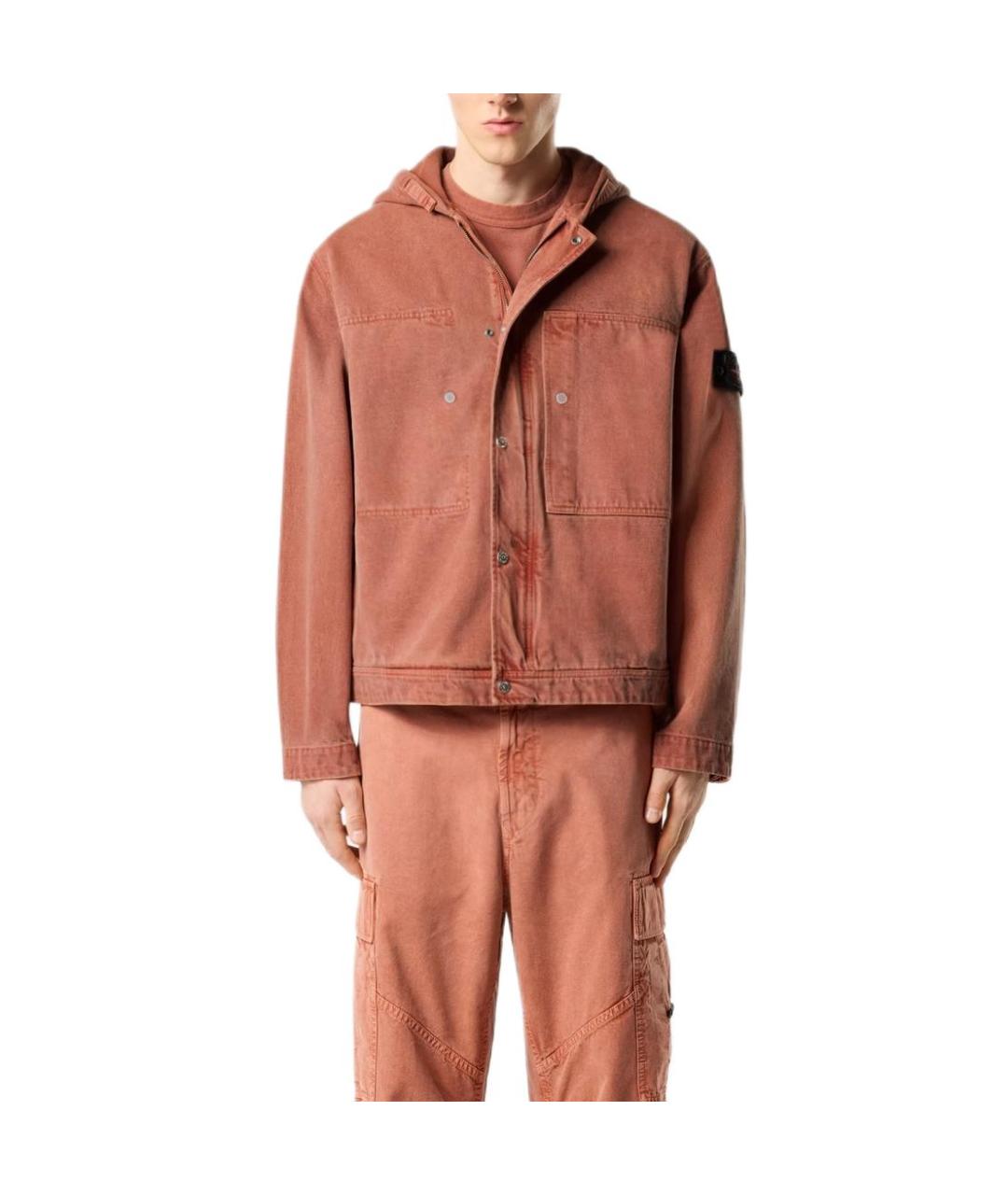 STONE ISLAND Красная куртка, фото 3
