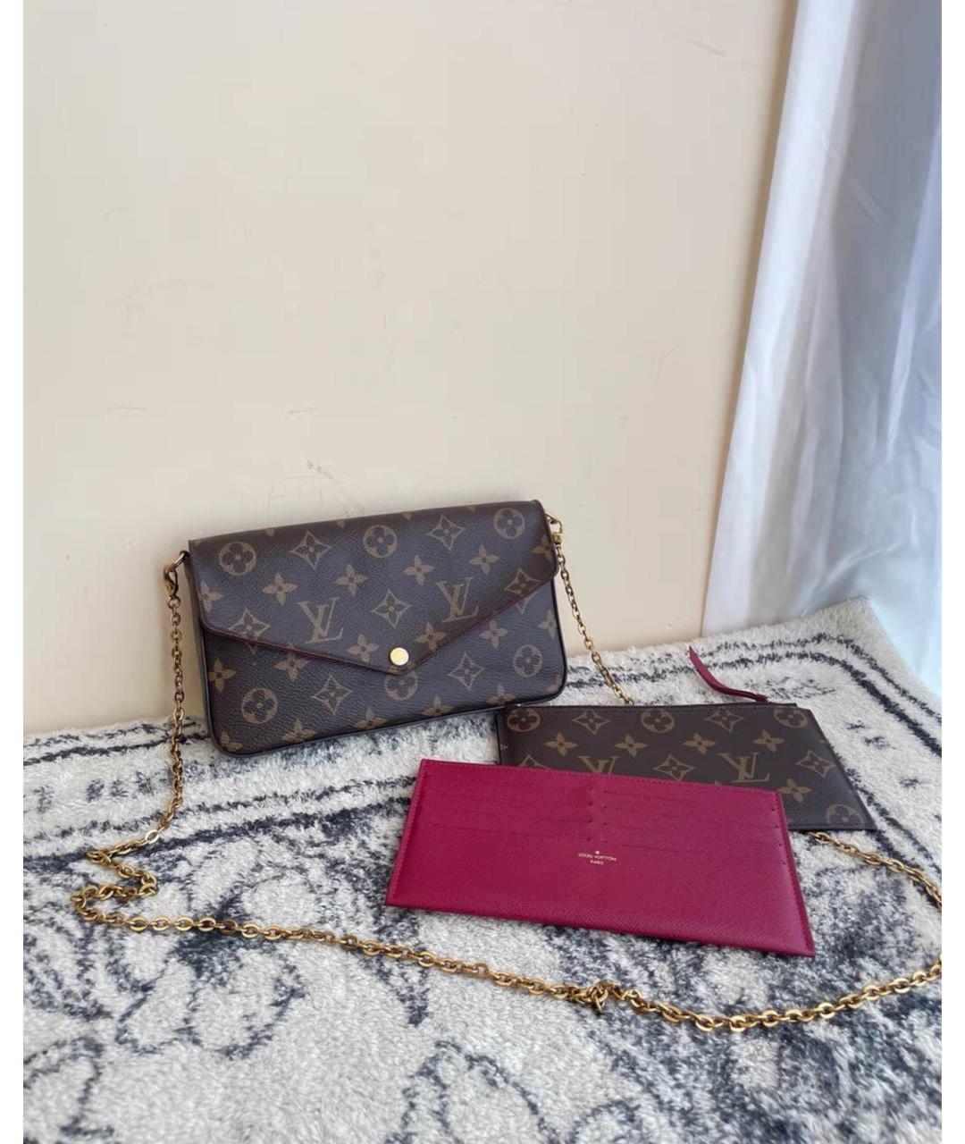 LOUIS VUITTON Коричневая сумка через плечо, фото 2