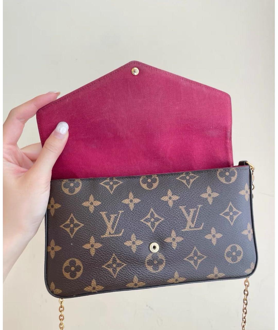 LOUIS VUITTON Коричневая сумка через плечо, фото 6