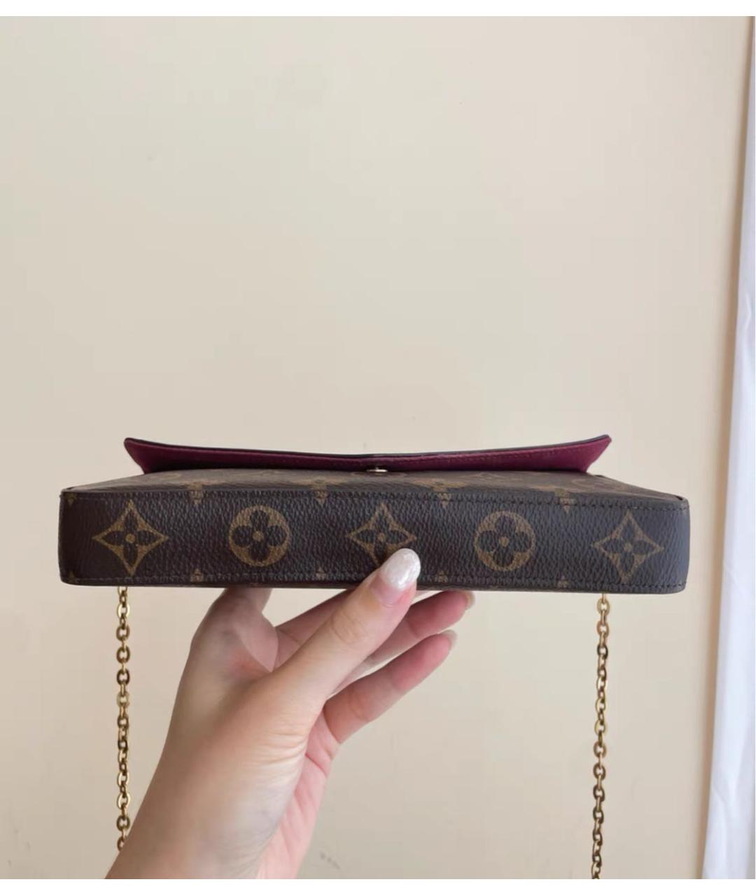 LOUIS VUITTON Коричневая сумка через плечо, фото 5