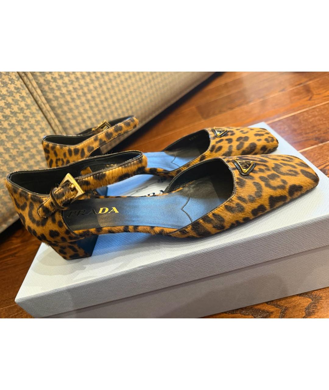 PRADA Мульти кожаные туфли, фото 6