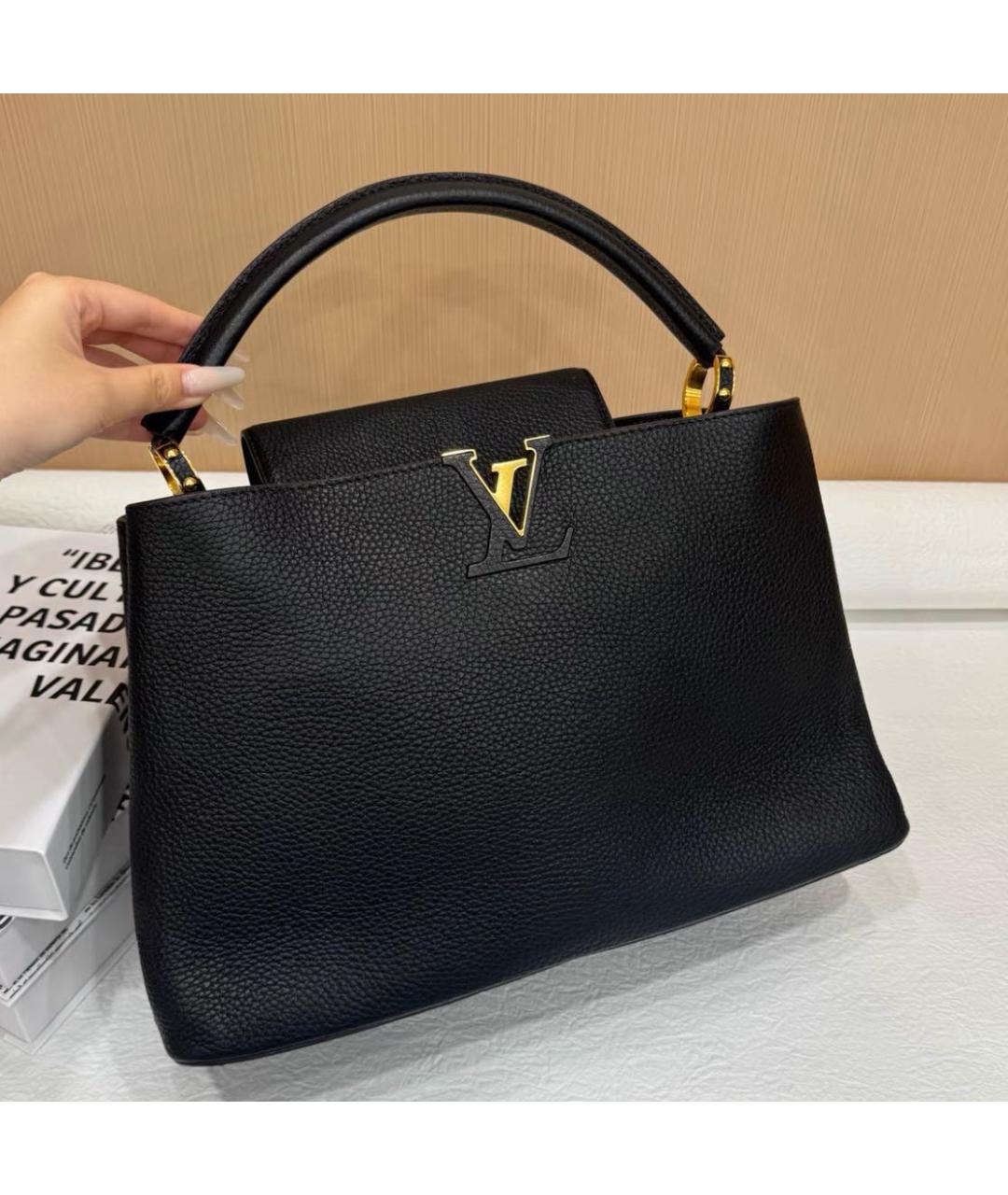 LOUIS VUITTON Черная сумка через плечо, фото 3