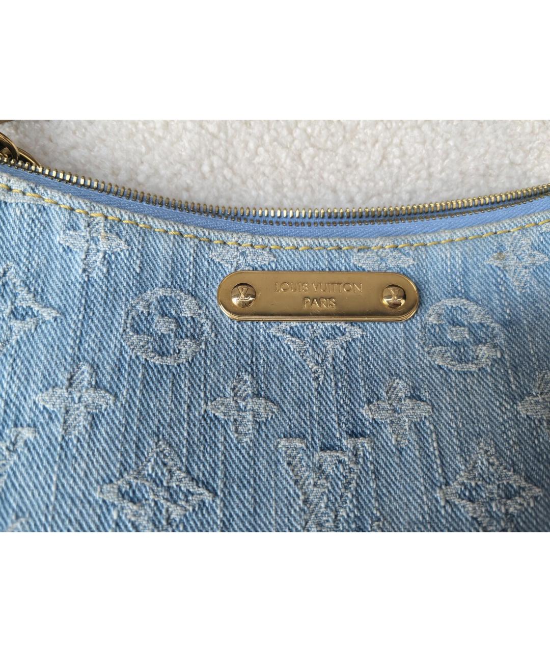 LOUIS VUITTON Голубая сумка через плечо, фото 4
