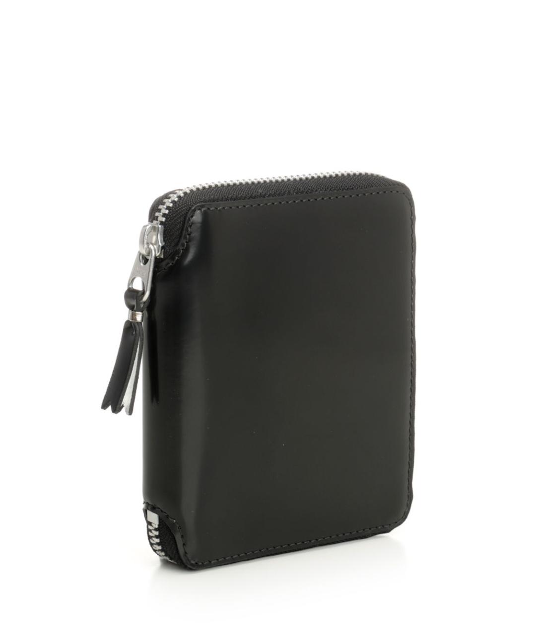 COMME DES GARÇONS WALLET Черный кожаный кошелек, фото 2
