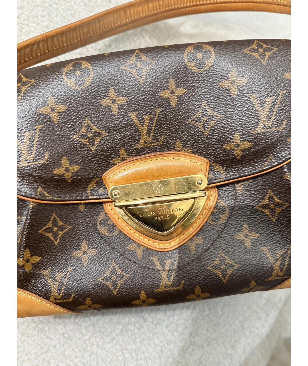 LOUIS VUITTON Коричневая сумка через плечо из канвы, фото 2