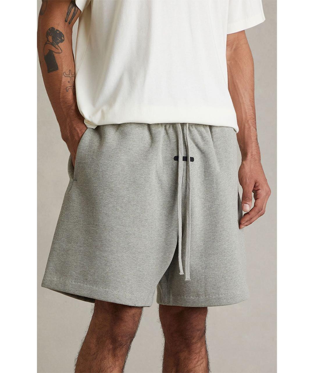 FEAR OF GOD ESSENTIALS Серые хлопковые шорты, фото 5