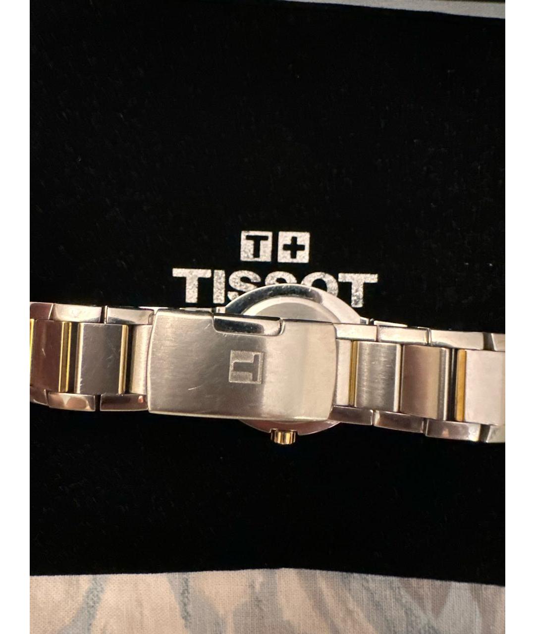 TISSOT Серебряные стальные часы, фото 5
