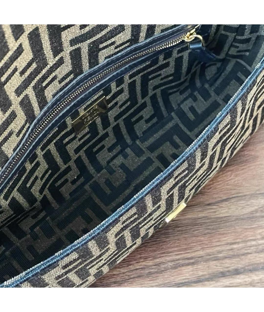 FENDI Коричневая сумка через плечо, фото 8