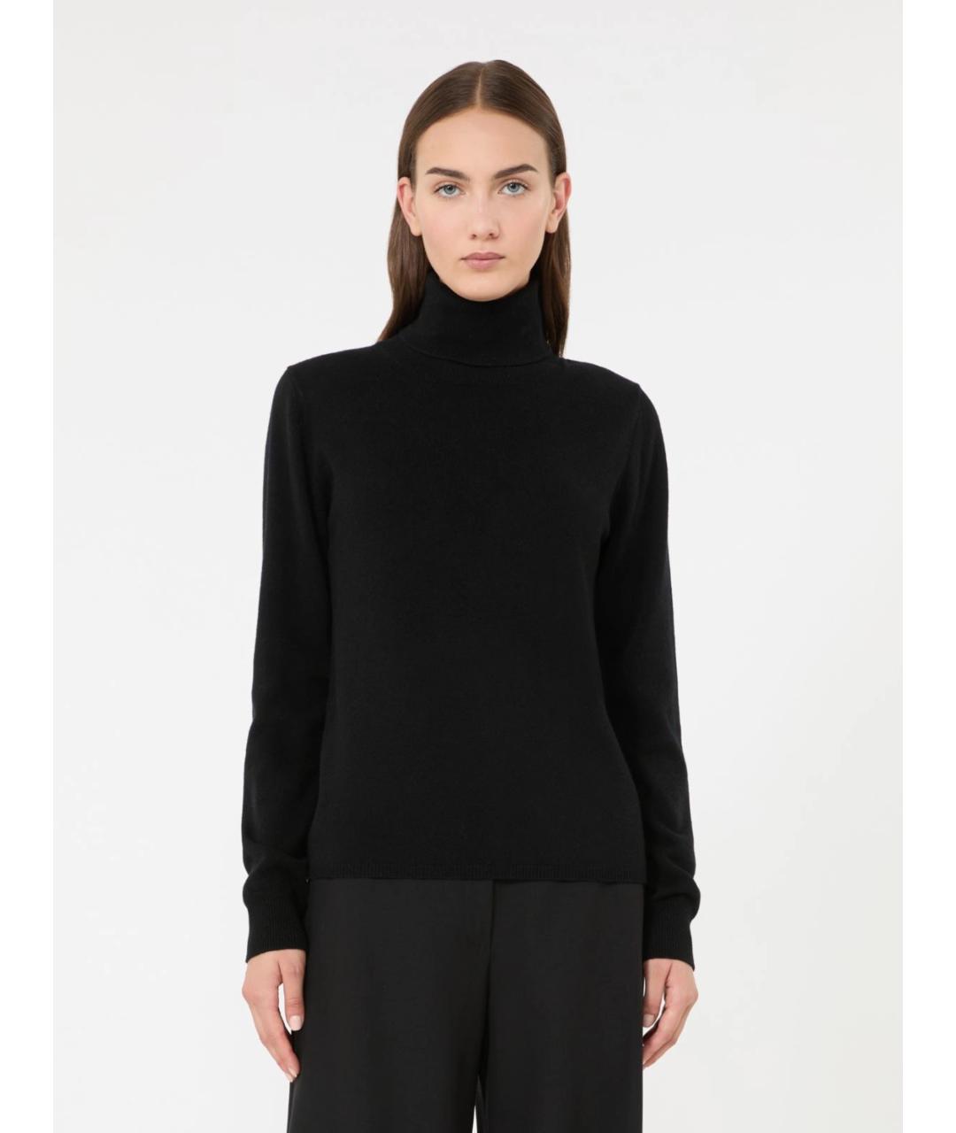 MAX MARA STUDIO Черный шерстяной джемпер / свитер, фото 3