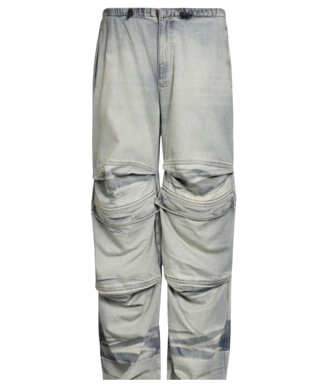 DIESEL Синие хлопковые джинсы, фото 1