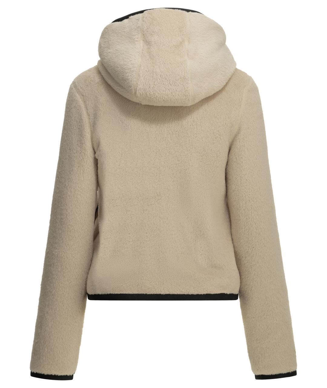 MONCLER GRENOBLE Бежевая полиэстеровая куртка, фото 2