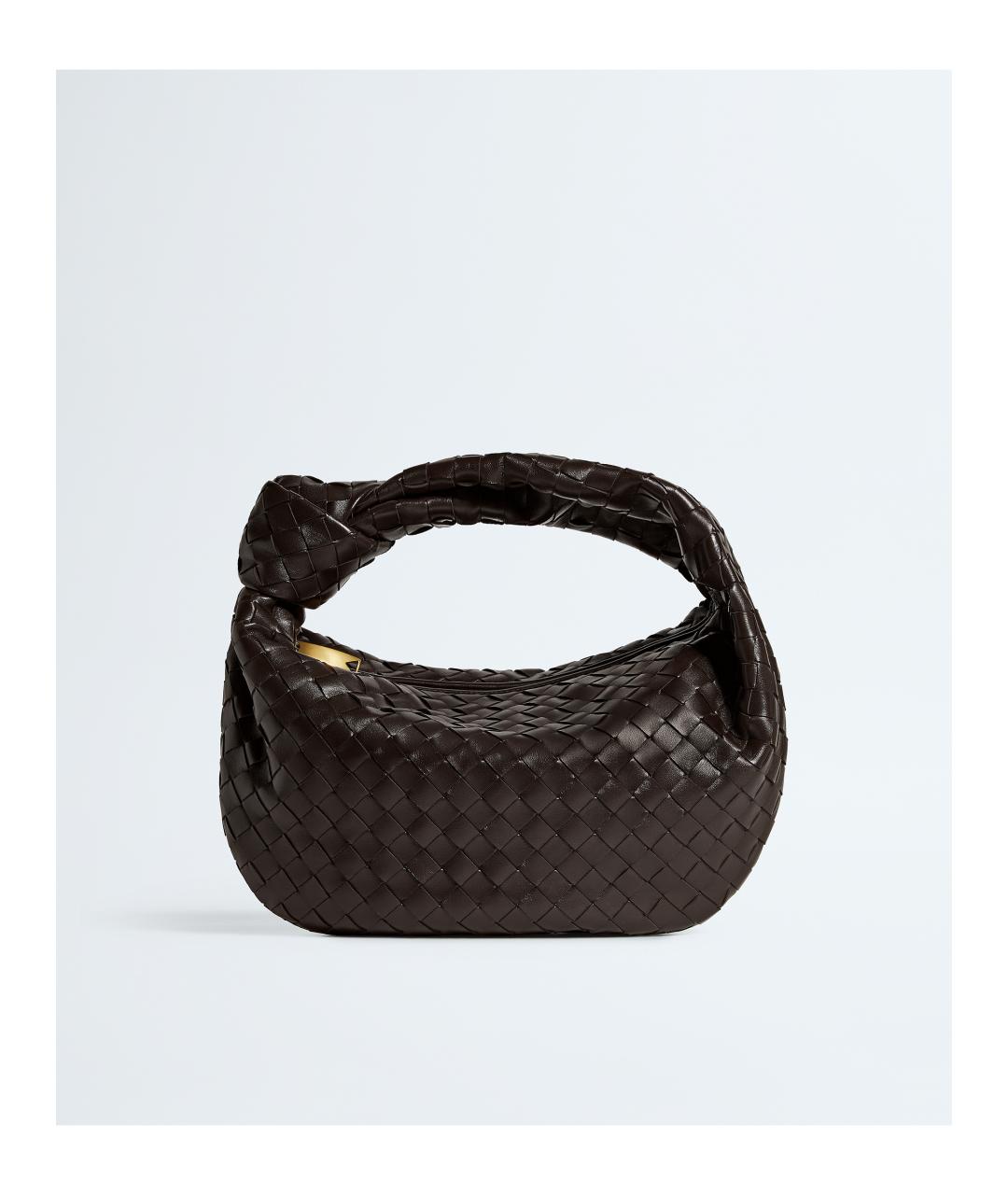 BOTTEGA VENETA Коричневая кожаная сумка тоут, фото 5